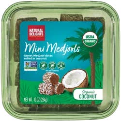 Natural Delights Organic Coconut Mini Medjools - 10 oz