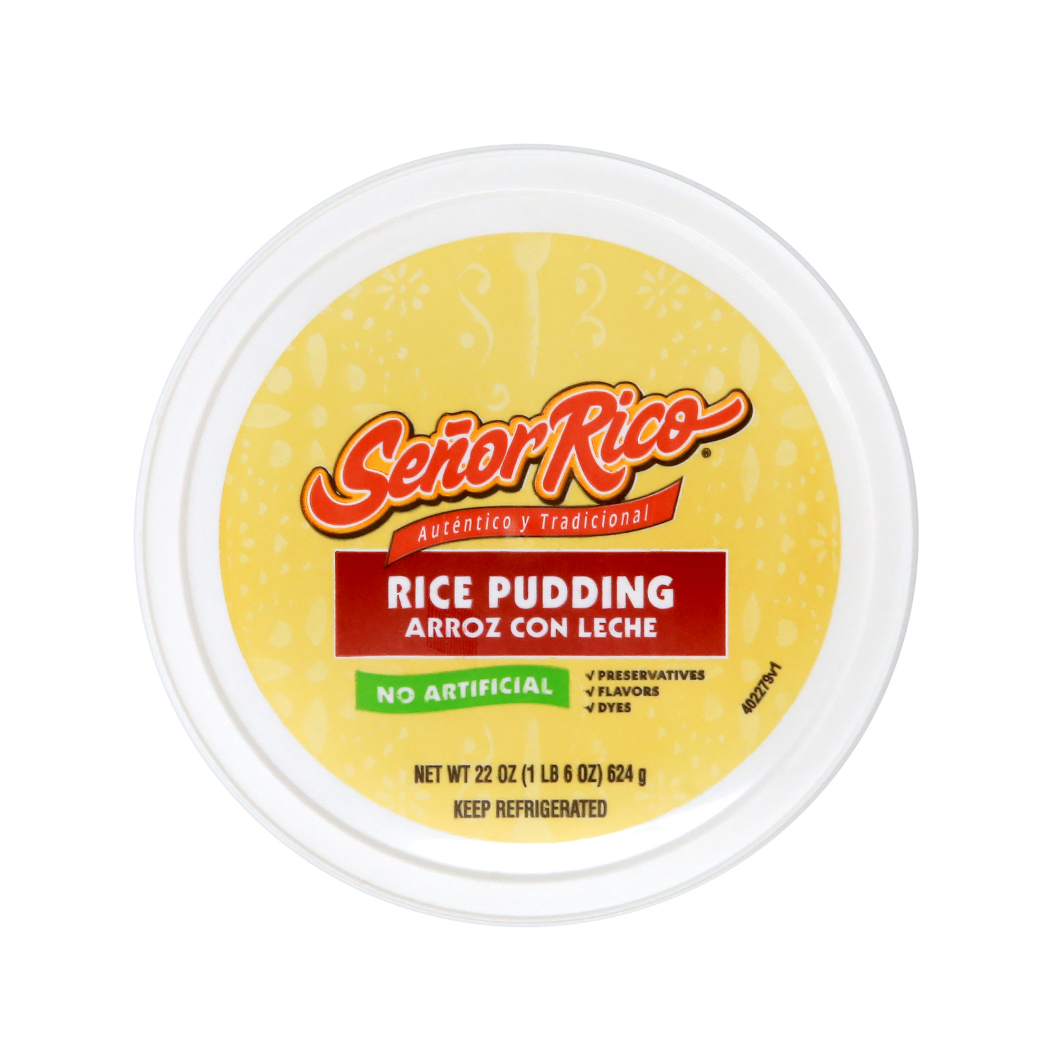 slide 2 of 2, Senor Rico Rice Pudding, 19 oz