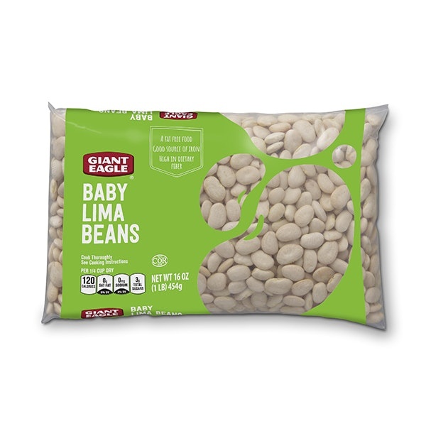 slide 1 of 1, Giant Eagle Lima Beans, Baby Size, 16 oz