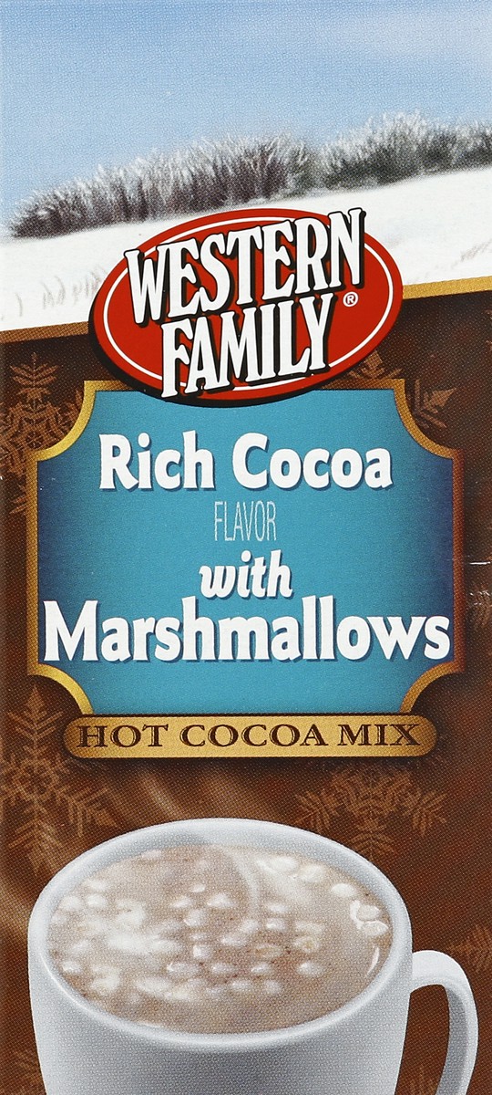 slide 3 of 6, Western Family Hot Cocoa With Marshamallow - 8 ct, 8 ct