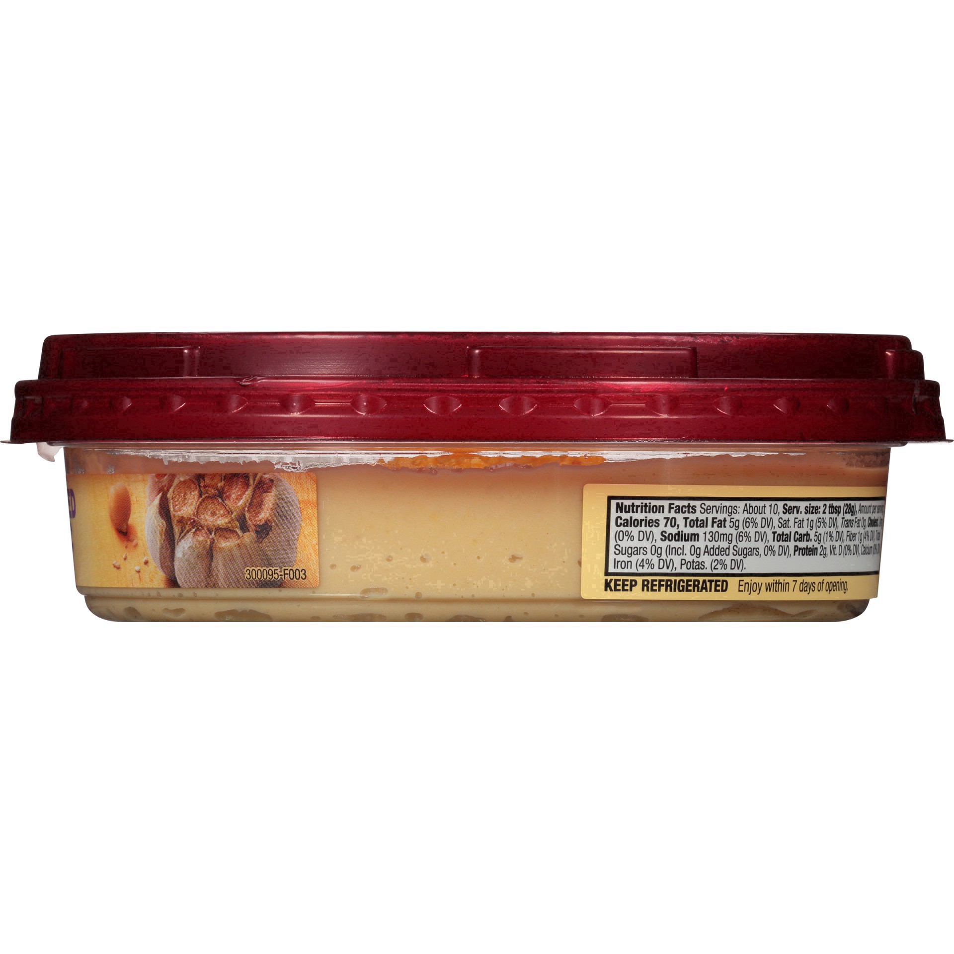 slide 74 of 74, Sabra Roasted Garlic Hummus 10 Ounce Plastic Tub, 10 oz