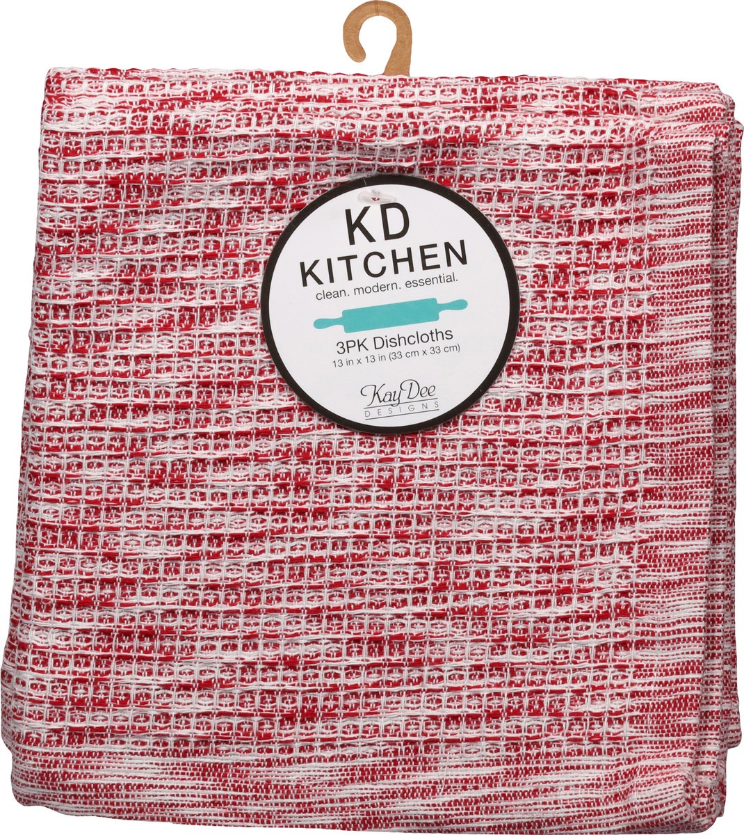 slide 11 of 11, Kay Dee Dishcloths Samba Red, 3 ct