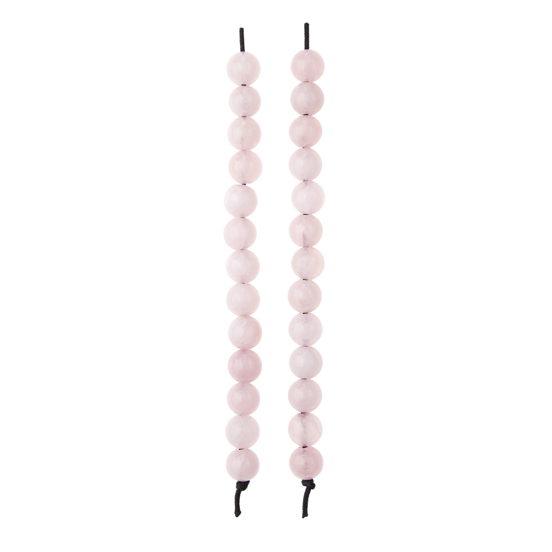 slide 3 of 3, Rose Quartz Round Beads, 10mm By Bead Landing, 10mm