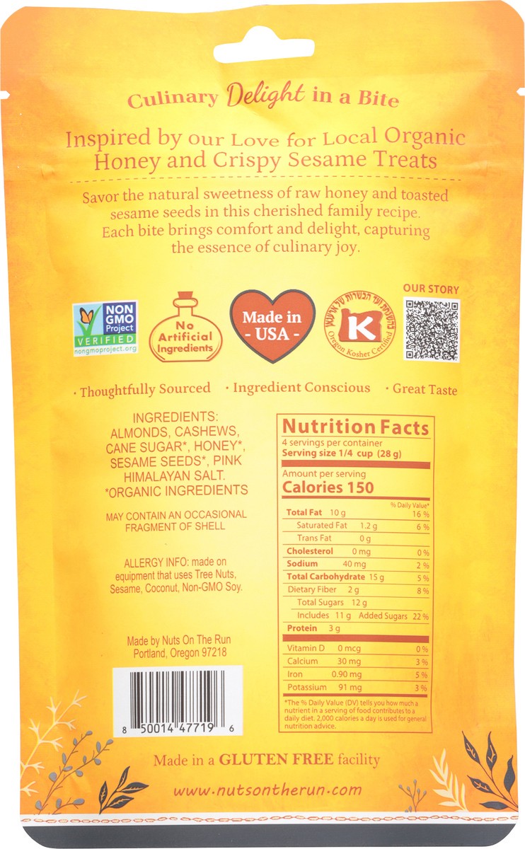 slide 14 of 15, Nuts on the Run Honey Glazed Nuts 4 oz, 