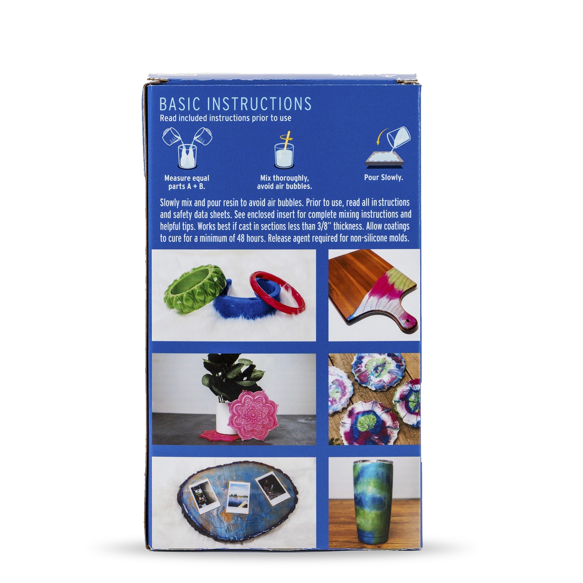 slide 3 of 3, Alumilite High Gloss Amazing Epoxy Starter Kit, allow coatings to cure for at least 48 hours