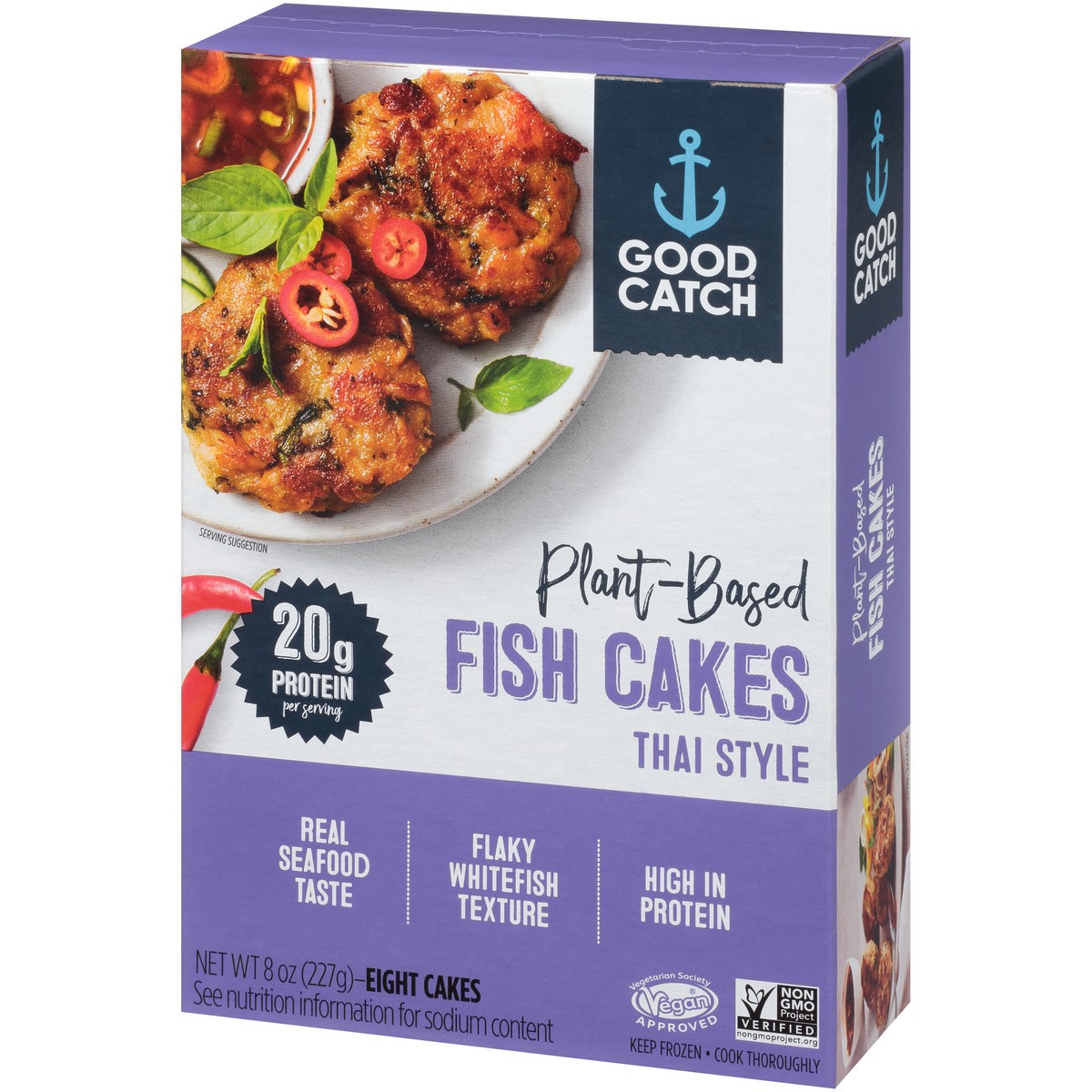 slide 4 of 14, Good Catch Cakes Fish Plant Thai 8 Oz, 1 ct