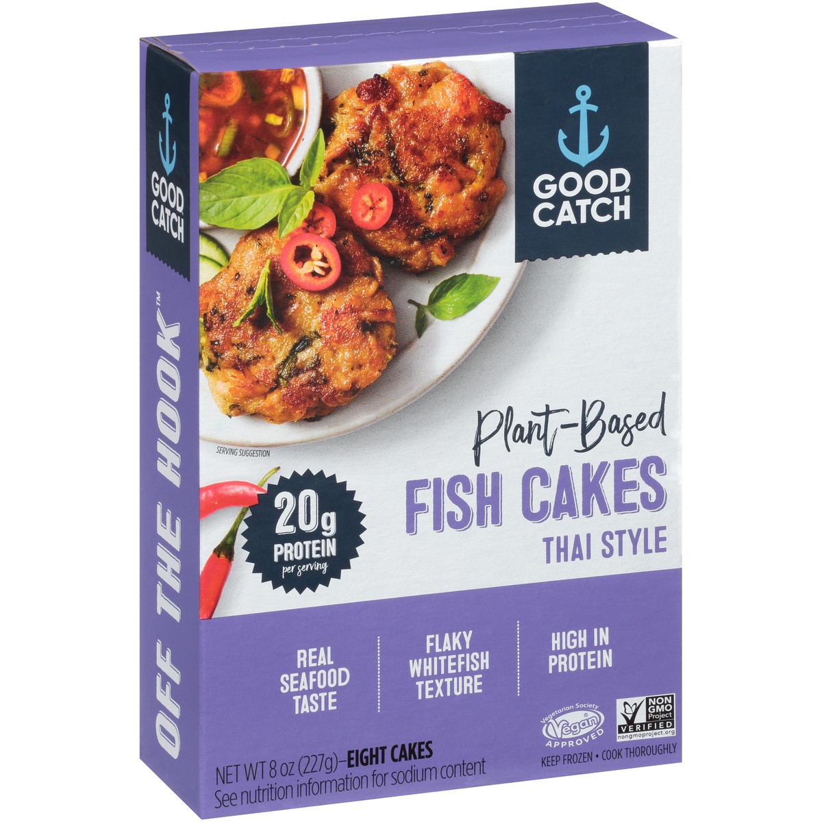 slide 8 of 14, Good Catch Cakes Fish Plant Thai 8 Oz, 1 ct