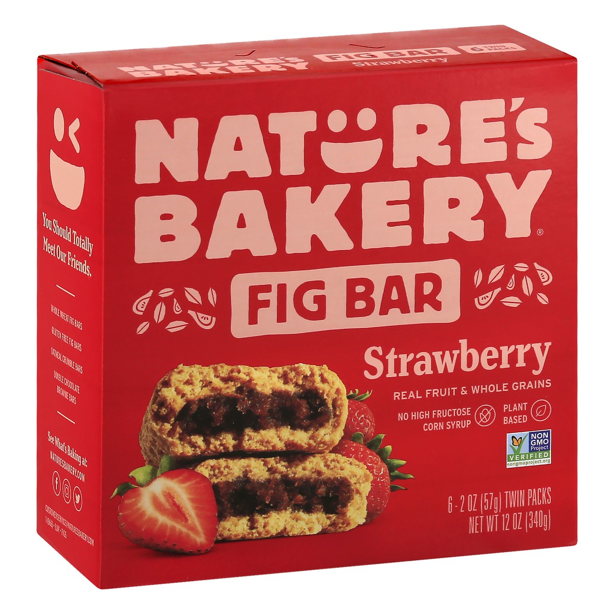 slide 5 of 9, Nature's Bakery Strawberry Whole Wheat Fig Bars, Snack Bars, 6 Ct, 6 ct