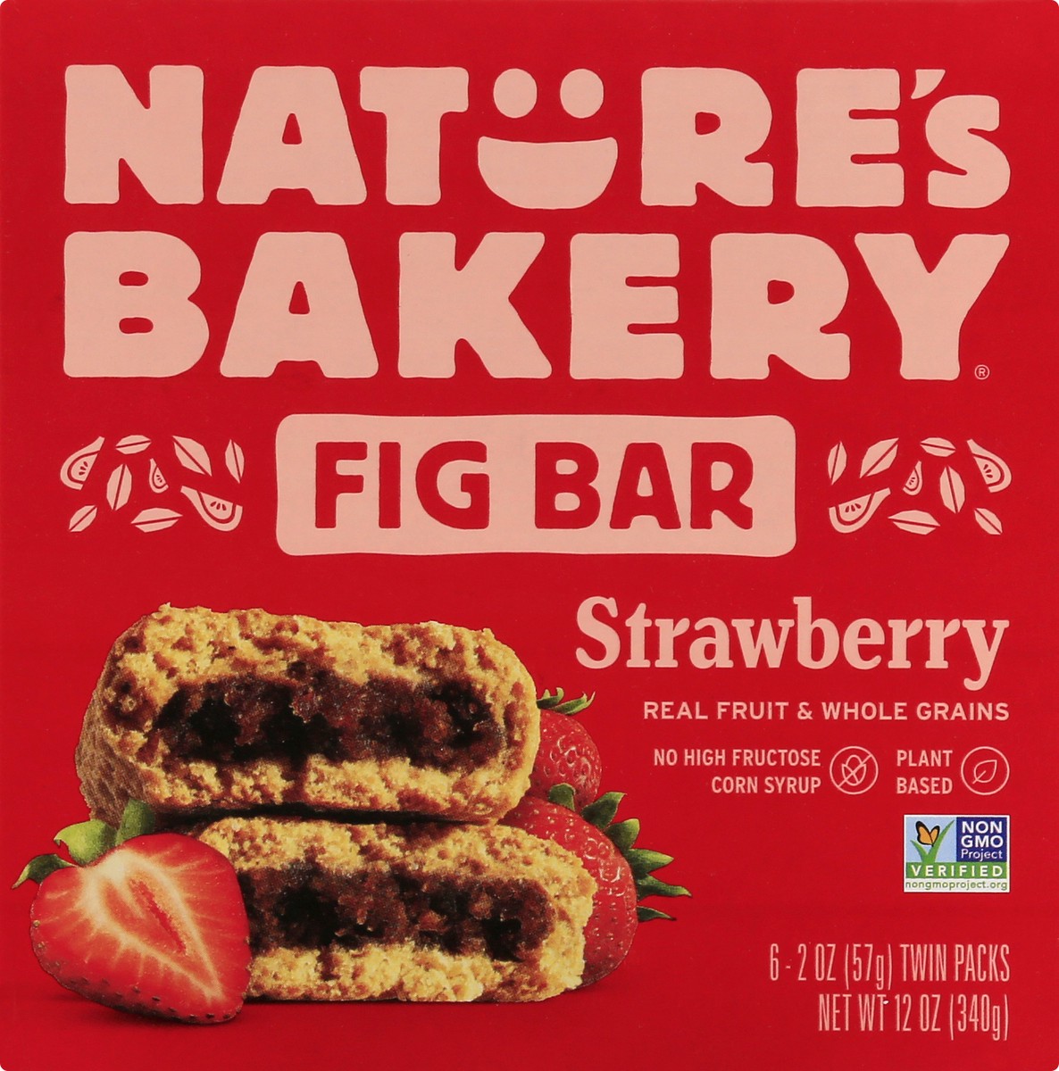 slide 6 of 9, Nature's Bakery Strawberry Fig Bar 6 ea, 6 ct