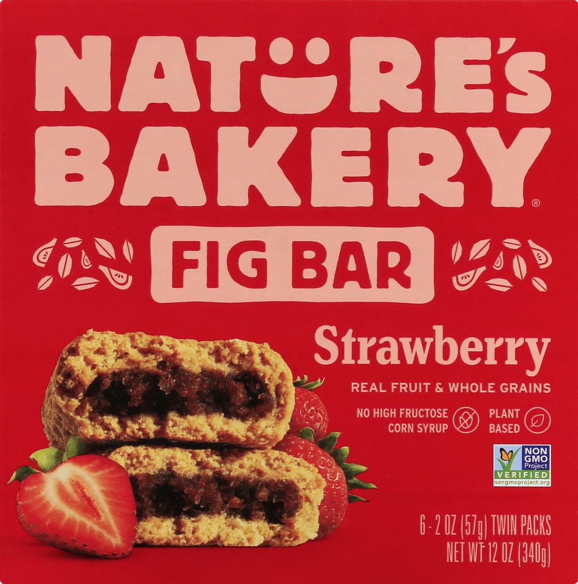 slide 7 of 9, Nature's Bakery Strawberry Whole Wheat Fig Bars, Snack Bars, 6 Ct, 6 ct