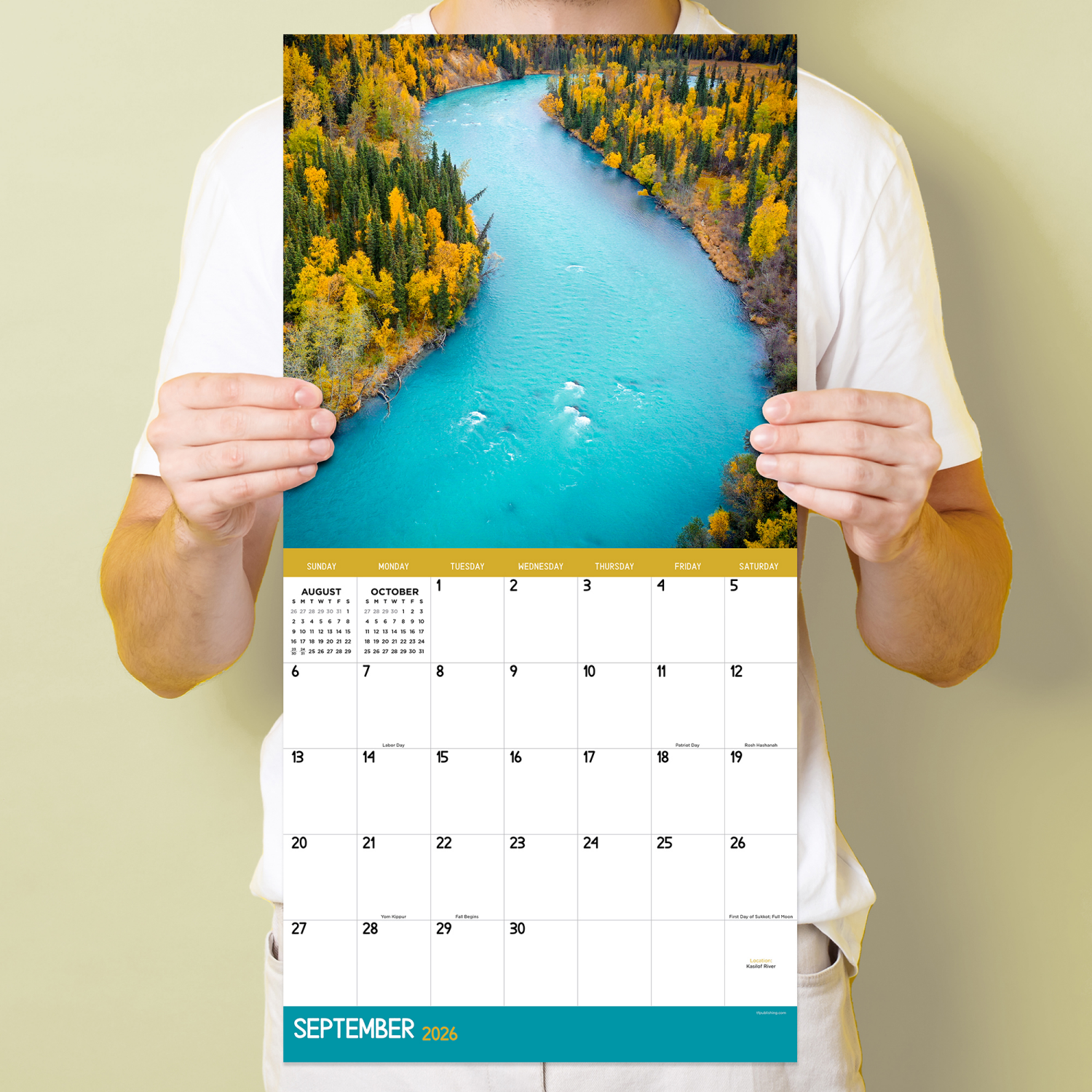 slide 2 of 2, 2026 Alaska Wall Calendar, 1 ct