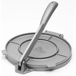 IMUSA 8" Cast Aluminum Tortilla Press - Silver