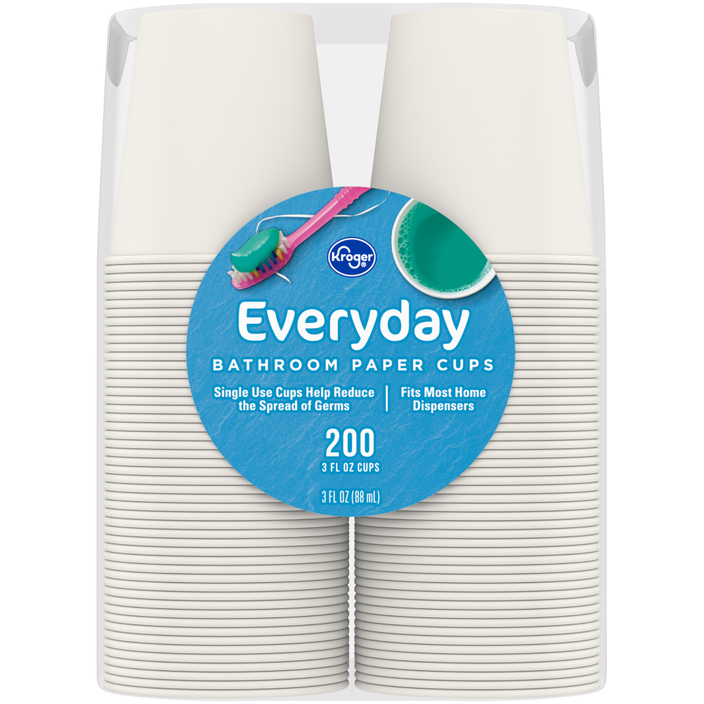 slide 2 of 2, Kroger Home Sense Bath Cups, 200 ct; 3 oz