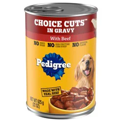 Pedigree Choice Cuts in Gravy with Beef Food for Dogs 22 oz