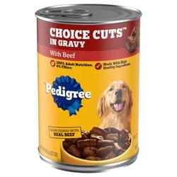 Pedigree Choice Cuts in Gravy with Beef Food for Dogs 22 oz