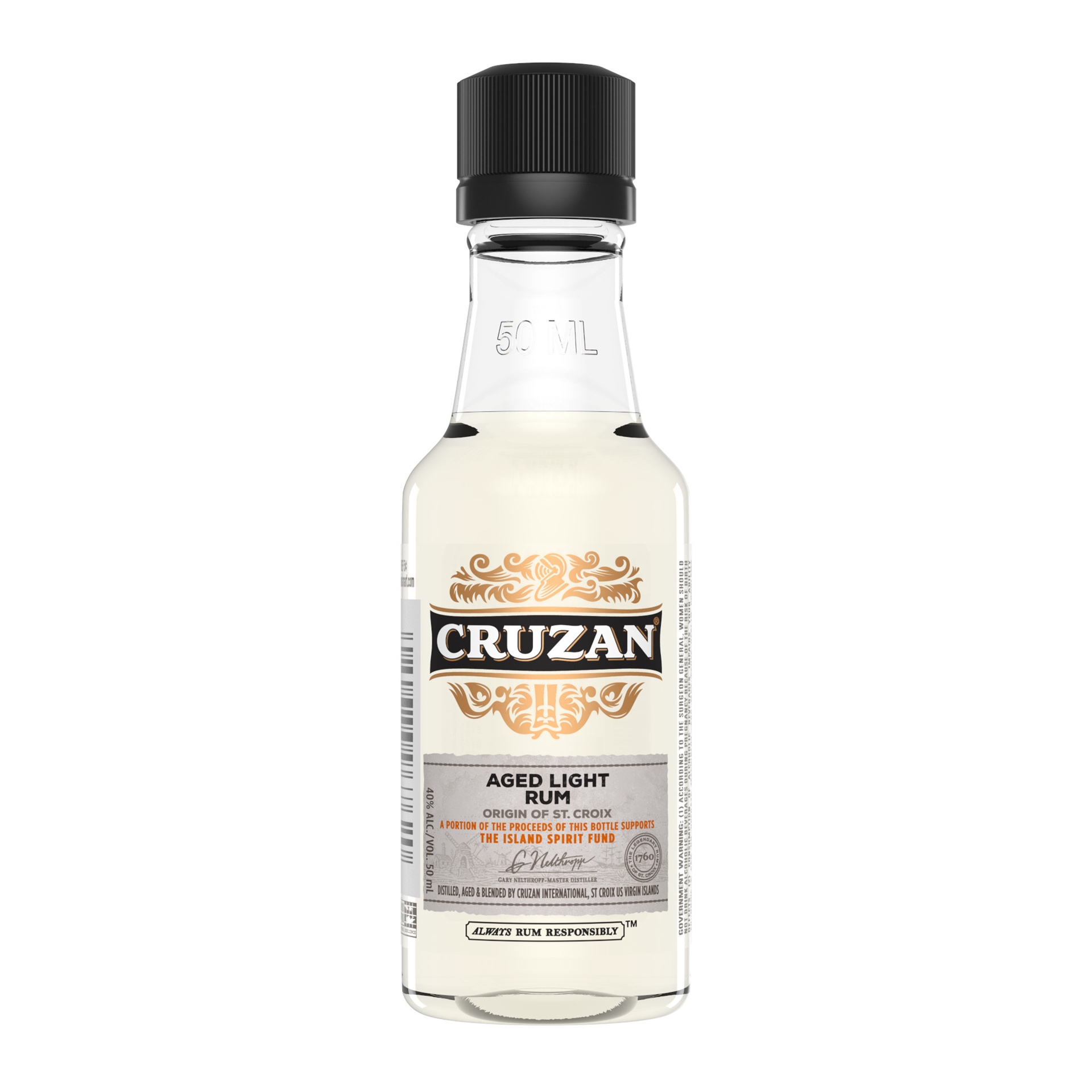 slide 2 of 2, Cruzan Aged Light Rum 50 ml, 50 ml