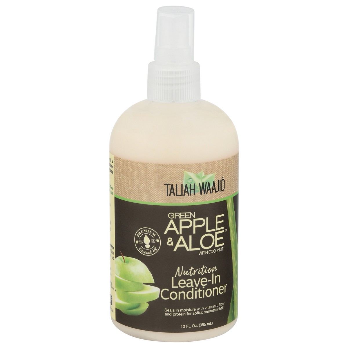 slide 9 of 9, Taliah Waajid Green Apple & Aloe with Coconut Nutrition Leave-In Conditioner 12 fl oz, 12 fl oz