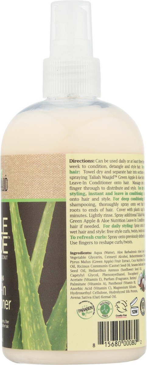 slide 7 of 9, Taliah Waajid Green Apple & Aloe with Coconut Nutrition Leave-In Conditioner 12 fl oz, 12 fl oz