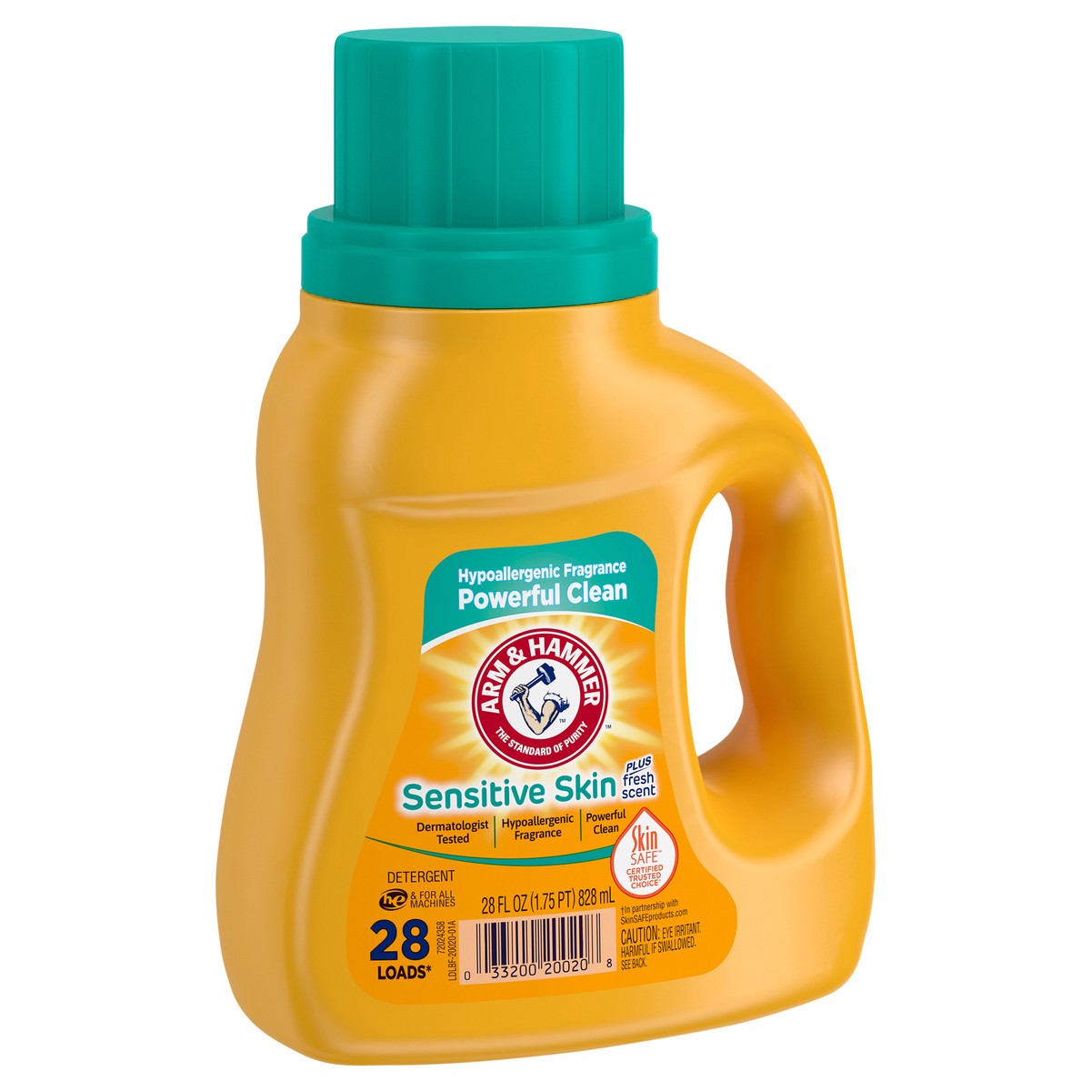 slide 6 of 13, ARM & HAMMER Sensitive Skin Plus Fresh Scent, 28 Loads Liquid Laundry Detergent, 28 Fl oz, 28 fl oz