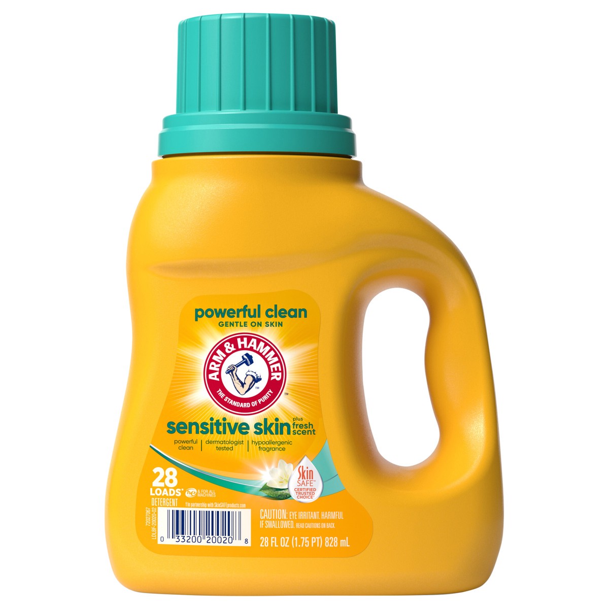 slide 1 of 13, ARM & HAMMER Sensitive Skin Plus Fresh Scent, 28 Loads Liquid Laundry Detergent, 28 Fl oz, 28 fl oz