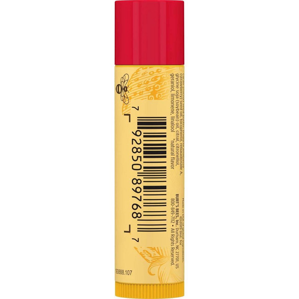 slide 2 of 15, Burt's Bees Moisturizing Strawberry Lip Balm 0.15 oz, 0.15 oz