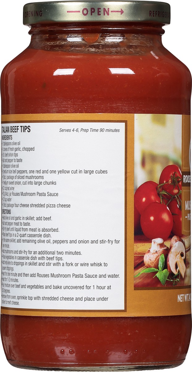 slide 5 of 11, Rouses Markets Mushroom Pasta Sauce 24 oz, 24 oz