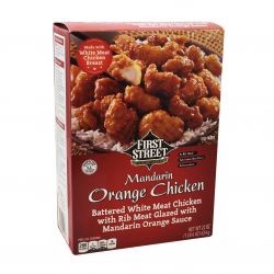 slide 1 of 1, First Street Mandarin Orange Chicken, 22 oz