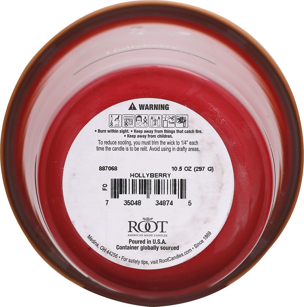 slide 2 of 9, Root Hollyberry Candle 1 ea, 1 ct
