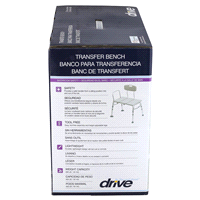 slide 21 of 21, Drive Medical Three Piece Transfer Bench, 1 ct