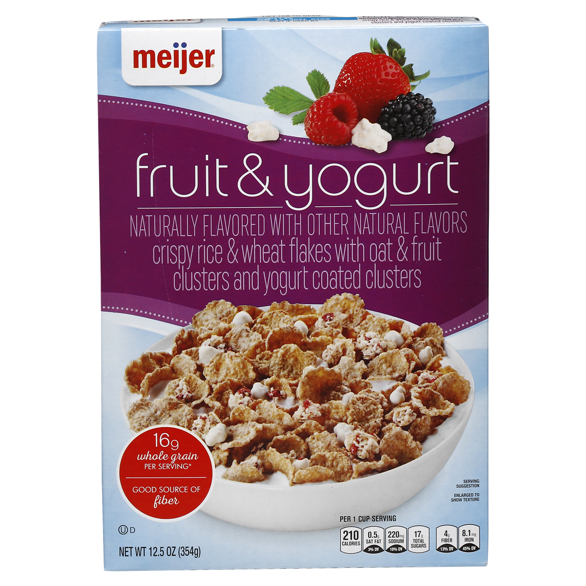 slide 1 of 1, Meijer Essential M Fruit & Yogurt Cereal, 12 oz