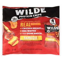 Wilde Barbeque Flavor Protein Chips 4 - 1.34 oz Bags