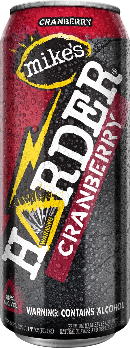 slide 4 of 7, Mike's Harder Cranberry Malt Beverage 23.5 oz, 23.5 oz