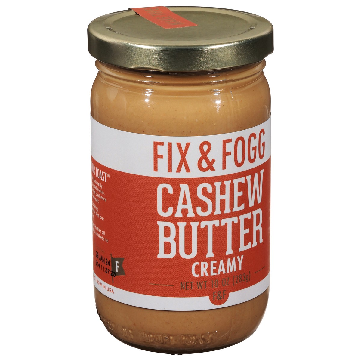 slide 6 of 11, Fix & Fogg Creamy Cashew Butter 10 oz, 10 oz