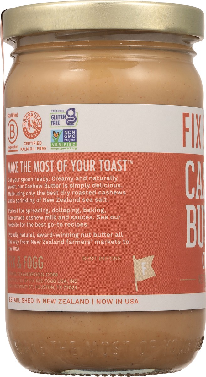 slide 4 of 11, Fix & Fogg Creamy Cashew Butter 10 oz, 10 oz