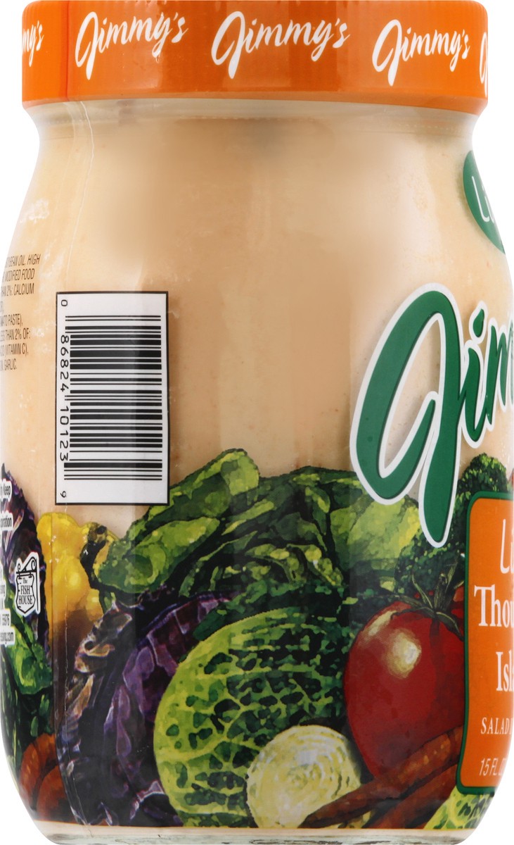 slide 7 of 9, Jimmys Lite Thousand Island Salad Dressing 15 oz, 15 oz