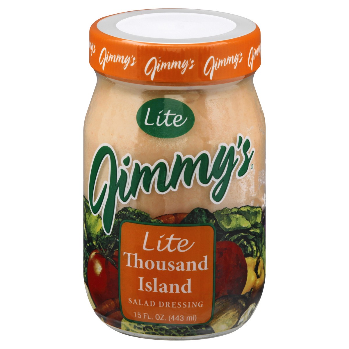 slide 1 of 9, Jimmys Lite Thousand Island Salad Dressing 15 oz, 15 oz