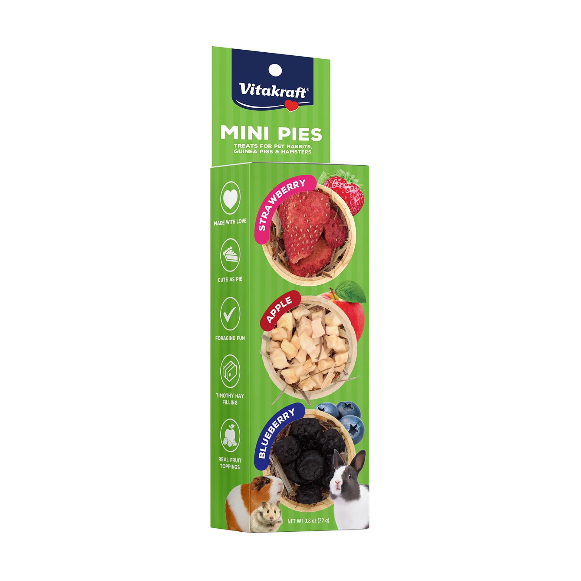 slide 1 of 1, Vitakraft® Mini Pies - Strawberry, Apple & Blueberry, 3 ct