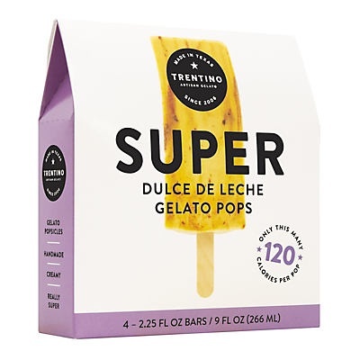 slide 1 of 1, Trentino Super Dulce De Leche Gelato Pops, 4 ct