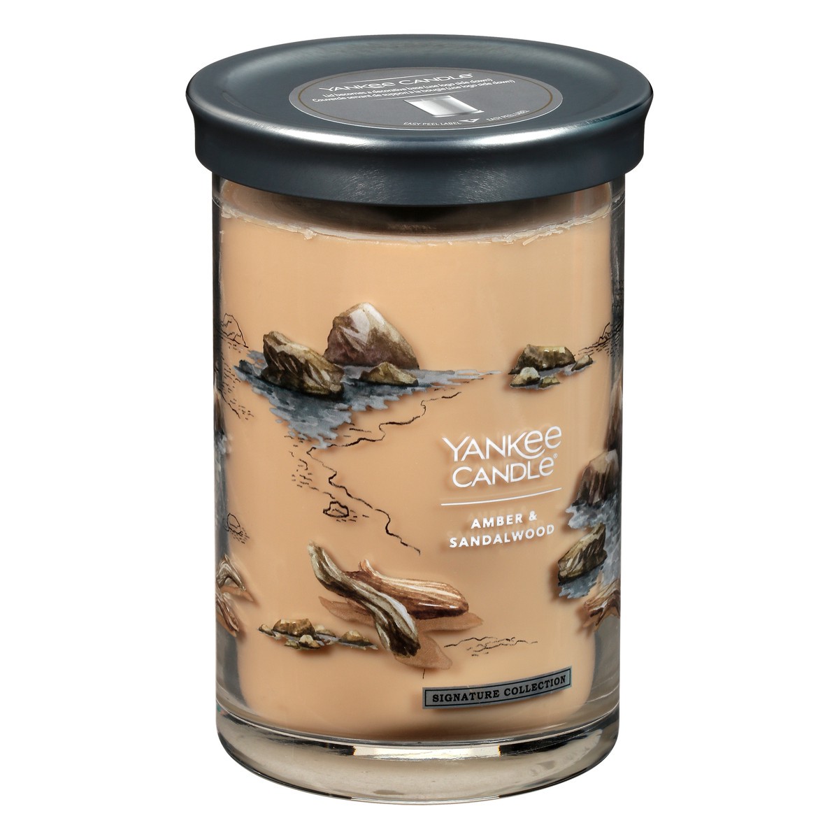 slide 3 of 9, Yankee Candle Signature Collection Amber & Sandalwood Candle 1 ea, 1 ct