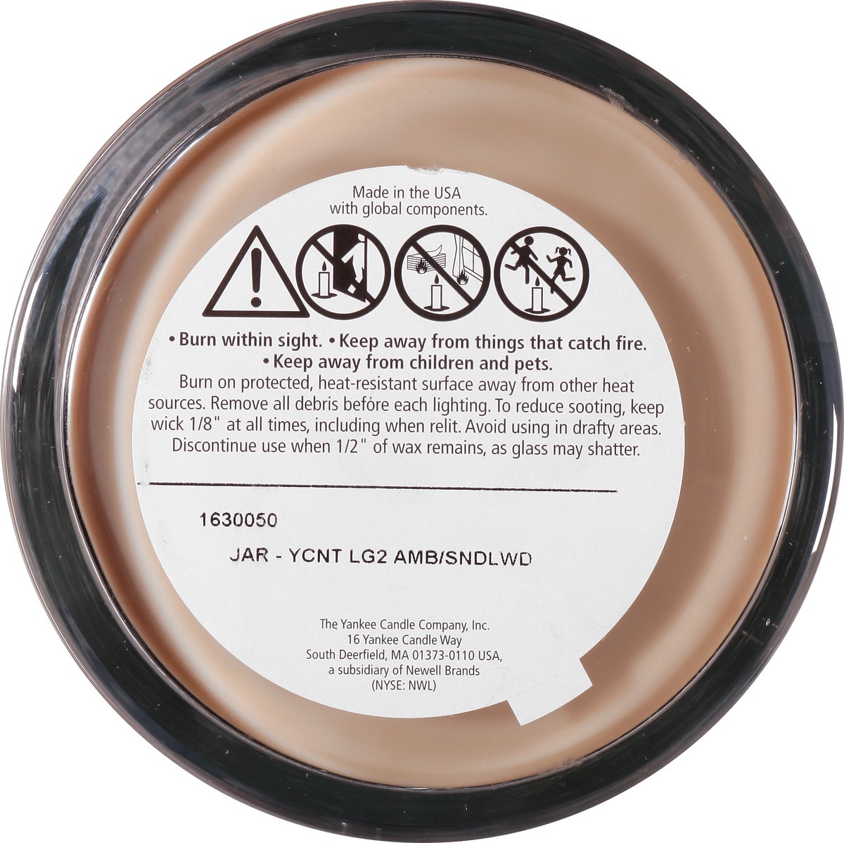 slide 2 of 9, Yankee Candle Signature Collection Amber & Sandalwood Candle 1 ea, 1 ct