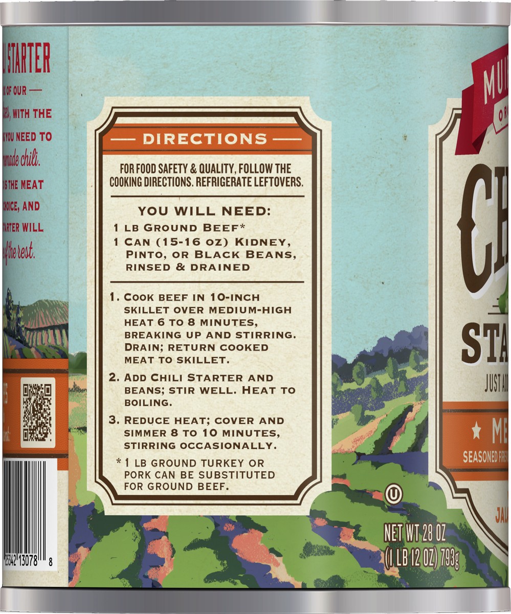 slide 4 of 9, Muir Glen Chili Starter, Seasoned Fire Roasted Diced Tomatoes with Jalapeños, Medium, 28 oz., 28 oz