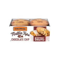Thomas' Chocolate Chip Chocolate Muffin Tops, 6 packs, 10.5 oz