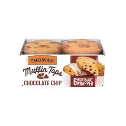 Thomas' Chocolate Chip Chocolate Muffin Tops, 6 packs, 10.5 oz