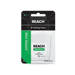 Reach Dental Floss Mint Flavored Waxed - 55 Yards Each - EA