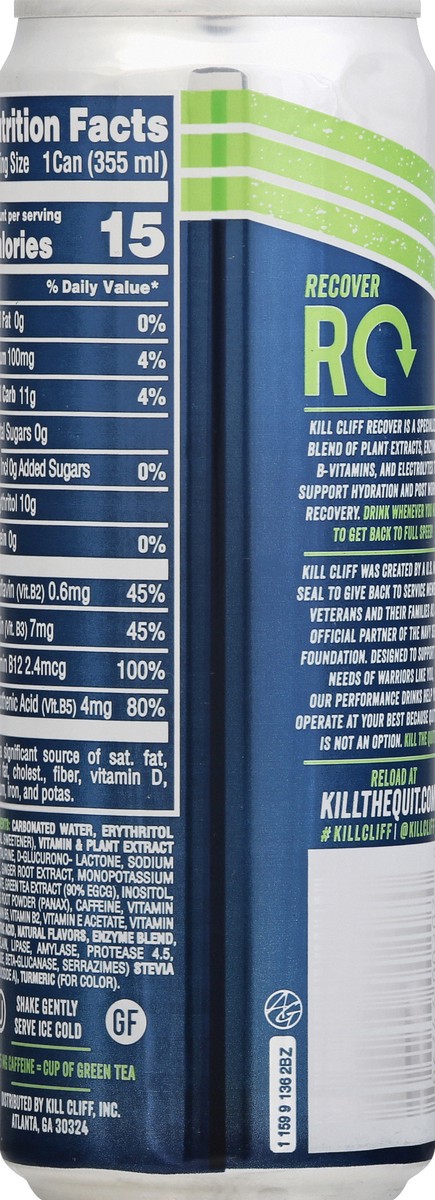 slide 2 of 8, Kill Cliff Lemon Lime Recovery Drink, 12 fl oz