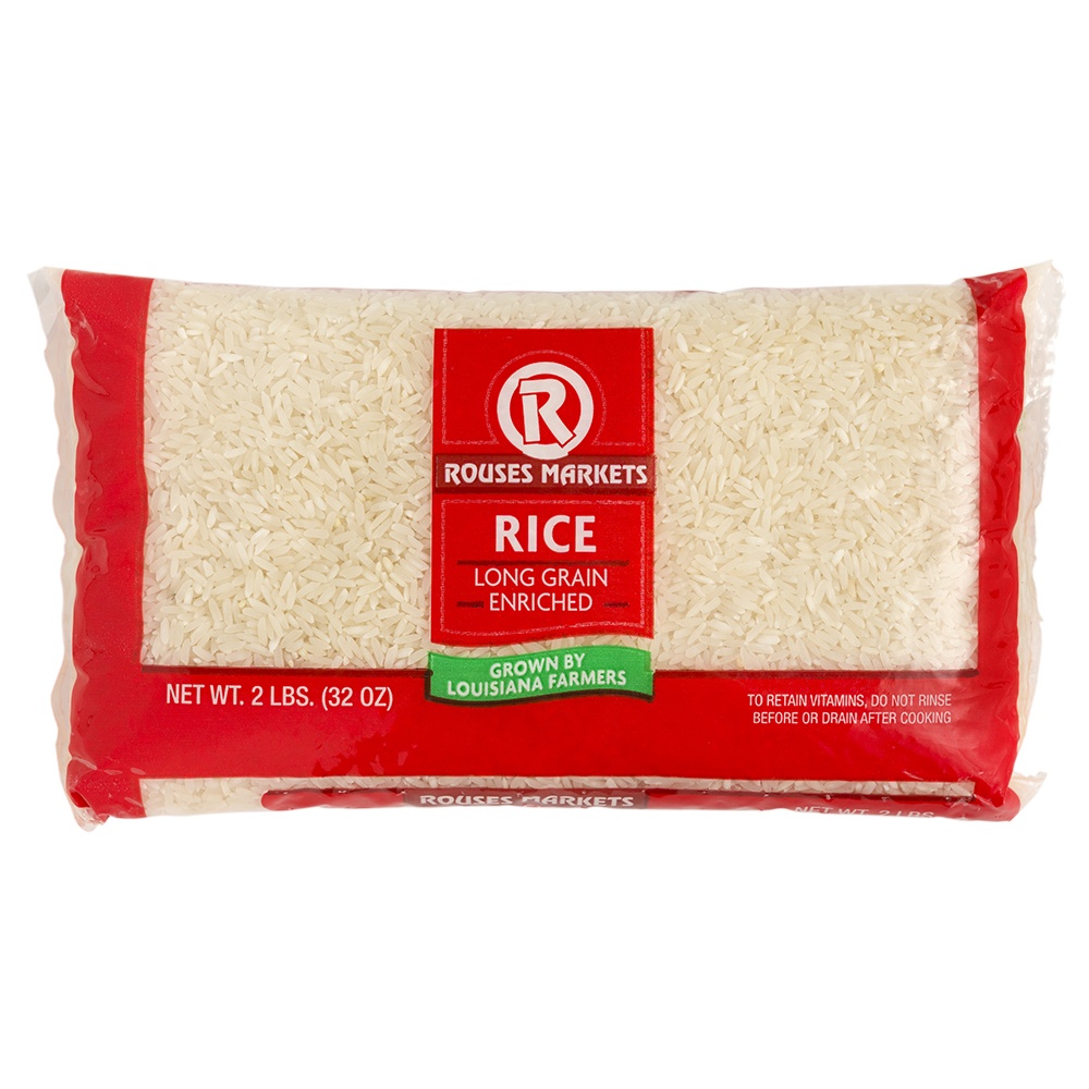 slide 1 of 1, Rouses Long Grain Rice, 2 lb