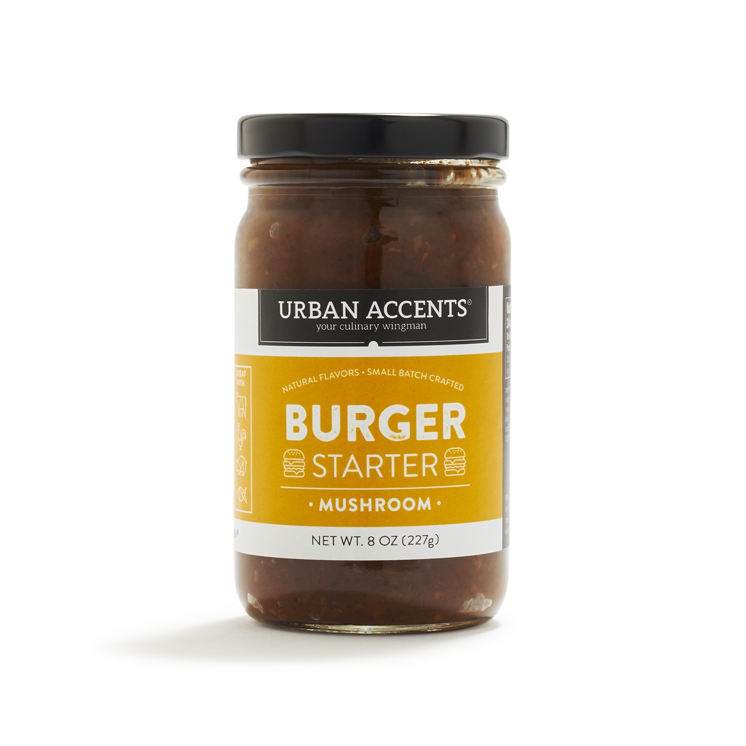 slide 1 of 1, Urban Accents Mushroom Burger Starter, 1 ct