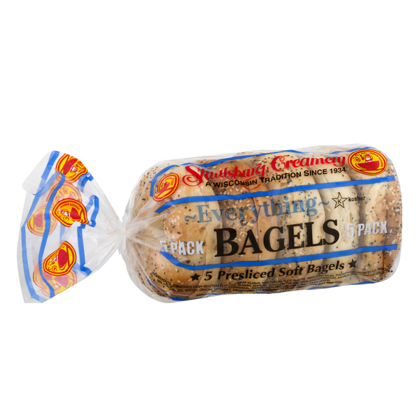 slide 1 of 1, Shullsburg Creamery Everything Bagels, 5 ct