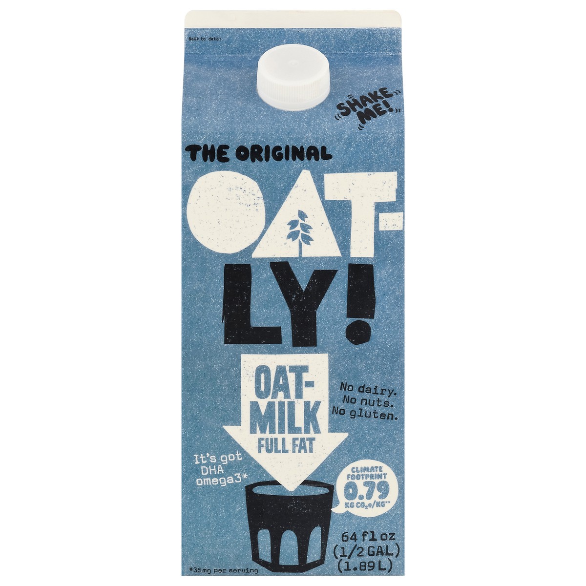 slide 1 of 9, Oatly Full Fat Oatmilk 64 fl oz, 64 fl oz