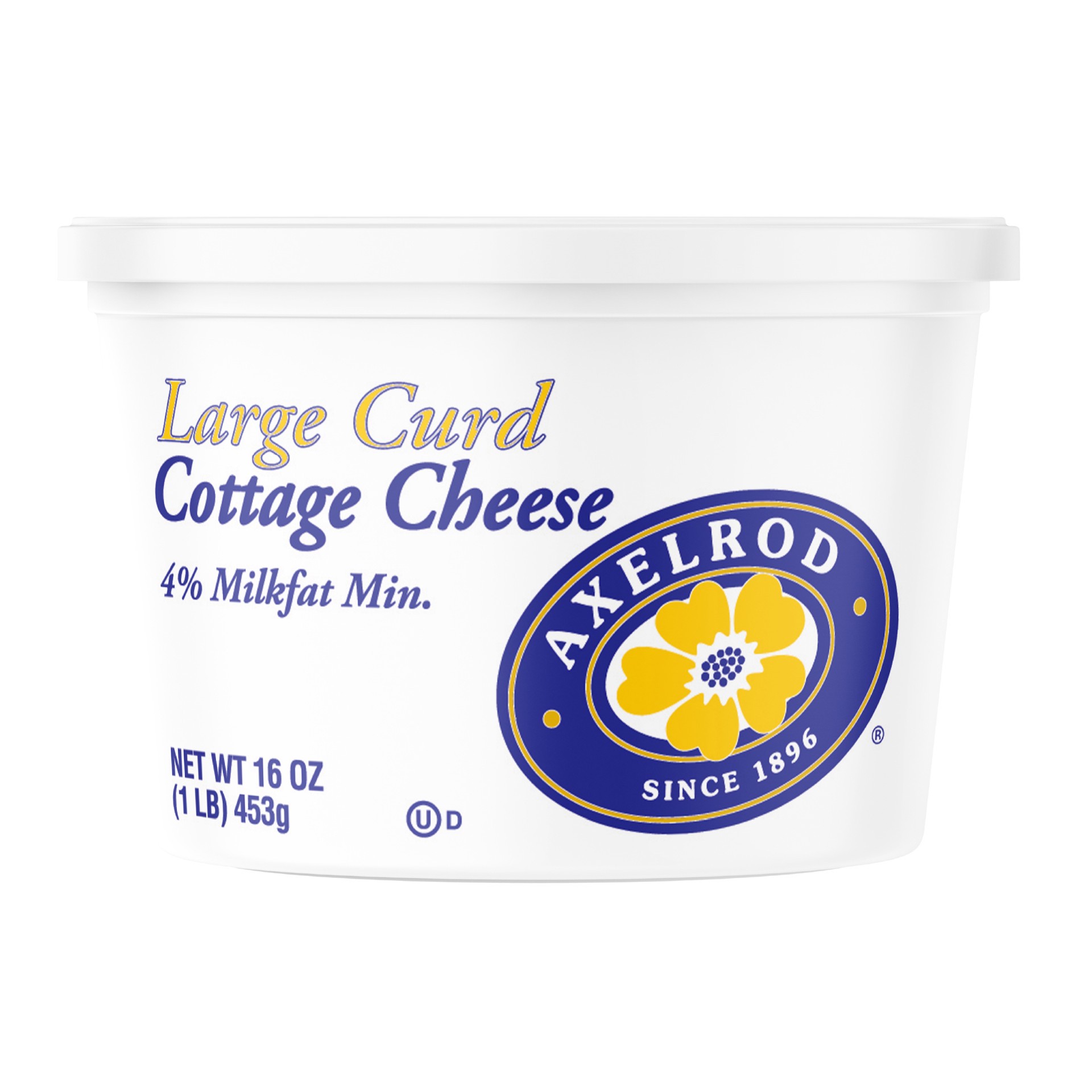 slide 1 of 8, Axelrod Chunk Style Cottage Cheese, 1 lb